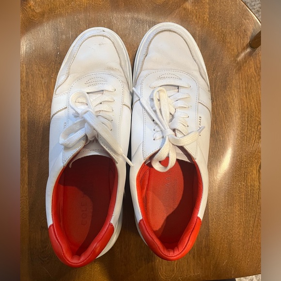 Cole Haan red and white sneakers - Picture 2 of 8